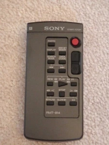 Genuine Sony handycam REMOTE CONROL RTM-814 rtm 814 - Picture 1 of 1