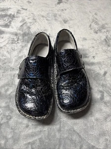 Algeria Slipper Rosen glänzend Gr. 38 / 7,5 Del 7506 Leder Schuhe Damen - Bild 1 von 6