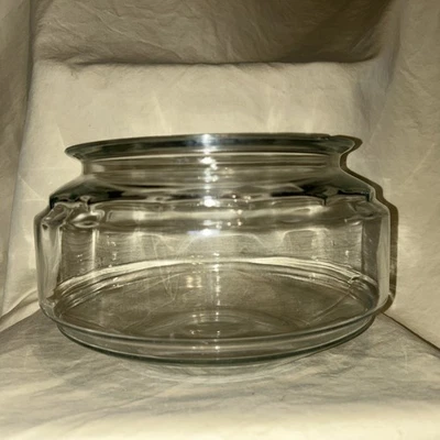 Terrario pecera grande de vidrio grueso transparente Anchor Hocking de colección 9,5" x 5,5" Foto 1 de 4