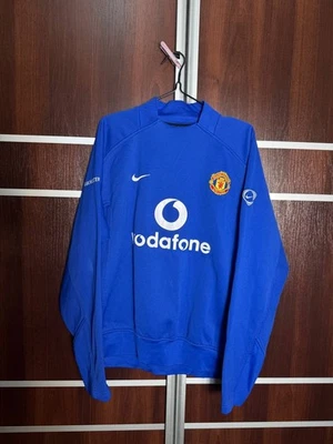 MANCHESTER UNITED 2005/2006 TRAINING FOOTBALL SOCCER SWEATSHIRT SWEAT TOP NIKE - Image 1 of 4