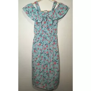 Lily Bleu girls size 7 polyester floral dress - Picture 1 of 4