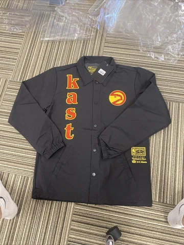 NEW MITCHELL AND NESS NBA ATLANTA HAWKS X BR X OUTKAST JACKET 2XL Cover
