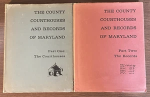 County Courthouses and Records of Maryland ~ Part 1: 1960 & Part 2: 1963 ~ HB/DJ - Picture 1 of 16
