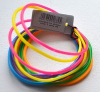 NEW Pack of 12 Bright coloured gummy bangles bracelet fashion jewellery UK