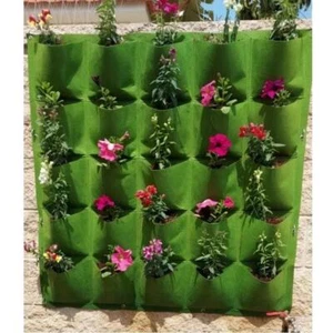 Bolsas para colgar en la pared Bolsas para plantar Hogar Jardín Maceta Vertical Suculentas Planta - Imagen 1 de 34