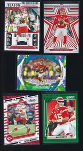 NFL Football lot Patrick Mahomes II Kansas City ChIefs QB 5 different cards - Picture 1 of 2