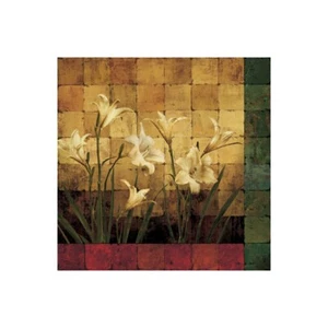Impresión sobre lienzo sobre papel póster o imagen Wells engranaje Lily Garden - Imagen 1 de 2