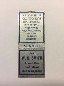 Vintage Matchbook SUNOCO Sun Oil Company Pittsburgh Pennsylvania  - Picture 1 of 3