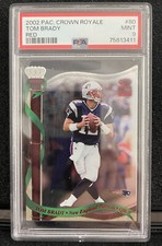 2002 Pacific Crown Royale Tom Brady Red /525 Patriots