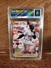 KEN GRIFFEY JR - 1994 Donruss Baseball SPECIAL EDITION Foil #4 - Graded  8