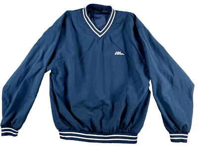 Pullover vintage No Fear cuello en V cortavientos para hombre L Foto 1 de 4