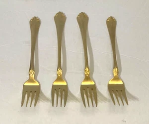 JCPHC Tenedores de Ensalada Electroplato Oro Inoxidable 7 1/2" Juego de 4 ¡NUEVO! - Imagen 1 de 2