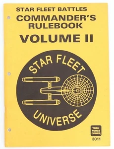 Star Fleet Battles Commander's Rulebook volume II 2 Task Force Games 3011 - Picture 1 of 4