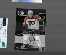 2001-02 ITG Be A Player Signature Series Vault Black Rick Tocchet #141 Auto