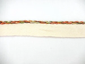 Merwitz 1/8+" Drehkordel mit Nählippe.  Multi Juwelentöne.  3 Yds. T-239 - Bild 1 von 7