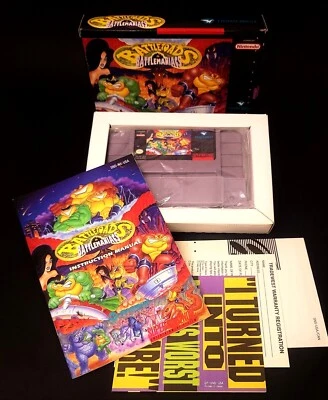 Battletoads in Battlemaniacs (Super Nintendo Entertainment System 1993) SNES CIB - Image 1 of 4