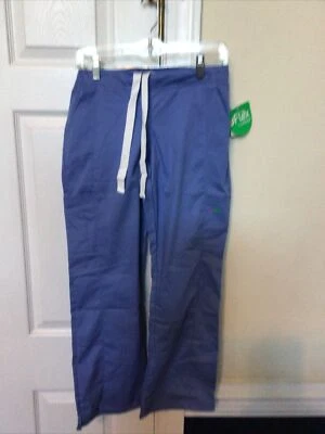 NWT URBANE UFLEX PERFORMANCE LADIES SCRUB PANTS PXS X 29", BLUE - Image 1 of 4