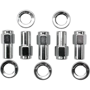 20 CHROME MAG LUG NUTS W/ WASHERS FOR MAG WHEELS - Picture 1 of 3