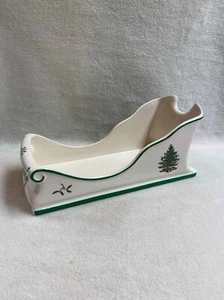 Spode Weihnachtsbaum Servierstück/Mittelstück Schlitten - Bild 1 von 6