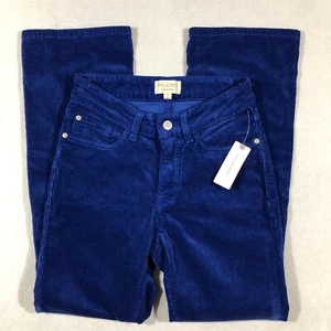 Pilcro Anthropologie Hose Damen 25 blau Cord gerades Bein neu mit Etikett $ 148 - Bild 1 von 11
