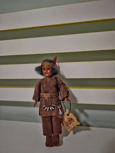 VINTAGE DOLL NATIVE AMERICAN DOLL -INDIAN GIRL - CHEROKEE MADE MARY LAMBERT - Picture 1 of 4