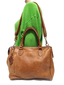 ROOTS CANADA TRIBE LEDER UMHÄNGETASCHE CROSSBODY SCHULTER HANDTASCHE - Bild 1 von 11