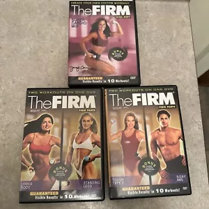 The Firm Parts Upper Body/Standing(Brescia,Bartunek) Tough Tape, 3 DVD Lot DVDs - Picture 1 of 7