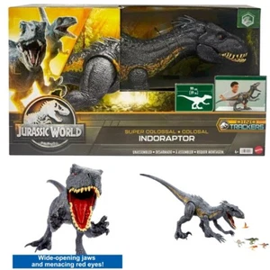 Jurassic World INDORAPTOR Super Colossal Large Dinsoaur Dino Trackers 99cm Long - Picture 1 of 7