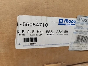 NOS mopar 55054710 dodge dakota H/L bezel - Picture 1 of 3