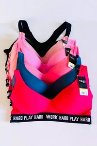 Women's Supportive Molded Cup Athleisure Sports Bra (6 piece pack) 8927 Sz 38B - Picture 1 of 9