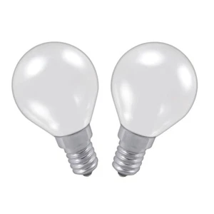 Philips 40W 240V Opal Golf Ball SES E14 Soft White Twin Pack - Picture 1 of 2