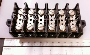 NEW MAGNUM TB3 TERMINAL STRIP DUAL ROW HIGH BARRIER 12 POLE 125MM FREE SHIP USA  - Picture 1 of 1