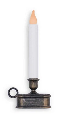 Vela ventana bronce aceite - LED de 10" con fotocélula Foto 1 de 3