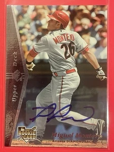 2007 SP Rookie Edition Miguel Montero Auto #169 Baseball Arizona Diamondbacks - Picture 1 of 2