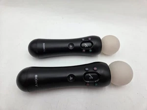 2x Sony PlayStation VR Move Motion Controllers (PSVR PS5 PS4 PS3 ) CECH-ZCM1E - Picture 1 of 4