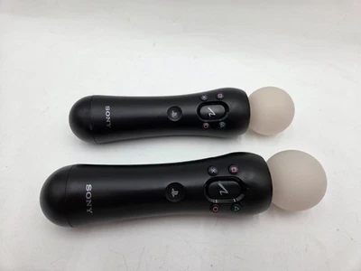 2x Sony PlayStation VR Move Motion Controllers (PSVR PS5 PS4 PS3 ) CECH-ZCM1E - Image 1 of 4