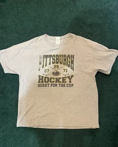 Camiseta Delta Pro Weight Pittsburgh Penguins Hockey Quest For The Cup XL para hombre - Imagen 1 de 6