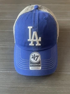 Cappello berretto Los Angeles Dodgers snapback blu 47 marca maglia MLB - Foto 1 di 14