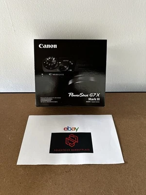 $300 OFF Canon PowerShot G7 X Mark III 20.1MP Digital Camera Black NEW ✅FREE 🚚✅ - Image 1 of 4