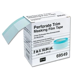 Nastro per mascheratura traforato, nastro rigido da 10 mm, 50 mm x 10 m - Foto 1 di 3