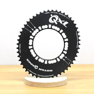 Rotor QXL 50A (34) Tooth 11spd Oval Aero Chain Ring- 110x5BCD- Black - New - Picture 1 of 3