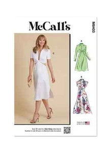 McCall’s Misses Kleid mit Ärmel und Längenvariationen Schnittmuster M8403 - Bild 1 von 7