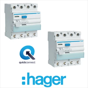 Hager Fi-Schutzschalter CDS440D ODER CDS463D Typ A Quick Connect - Bild 1 von 3