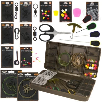 Ngt Loaded Tackle Box For Carp Fishing Tackle Xpr Tackle Box Swivels Tubing Bait - Image 1 of 4