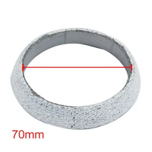 Car 2.8" Inner Dia Manifold Downpipe Header Exhaust Graphite Donut Gasket - Picture 1 of 2