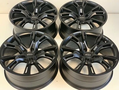 JUEGO DE LLANTAS NEGRAS JEEP GRAND CHEROKEE SRT8 20" ESTILO DE FÁBRICA OEM 4 9113  Foto 1 de 4