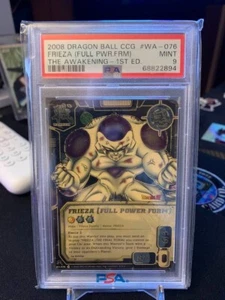 Foil 1st Edition Frieza Full Power Dragon Ball Z CCG The Awakening PSA 9 DBZ SR - Picture 1 of 2