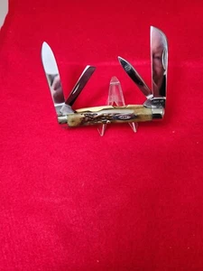 Case XX 5488 Large 4Blade Congress knife Genuine stag Handles USA 65-69 Preowned - Picture 1 of 12