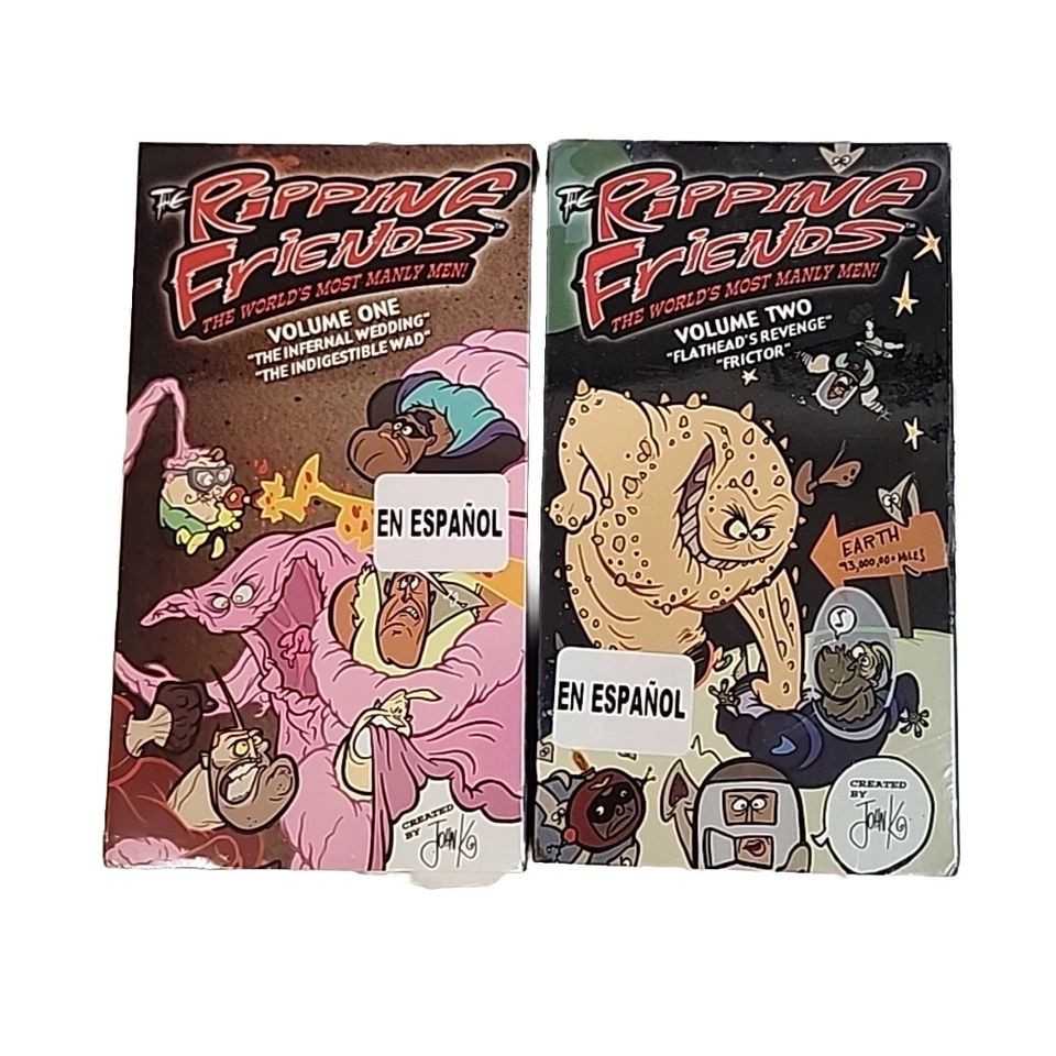 The Ripping Friends - Vol. 1 & 2 (2 VHS, 2002) Created By John K Spanish Version - Image 1 of 4