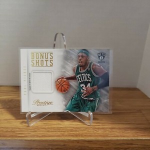2013-14 Prestige Bonus Shots Materials #2 Paul Pierce Jersey HOF + Base